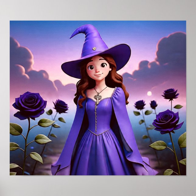 Affiche Vibes violettes (Devant)