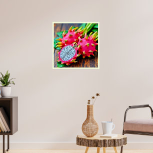Affiche Vibrant Dragon Fruit Beauté Design