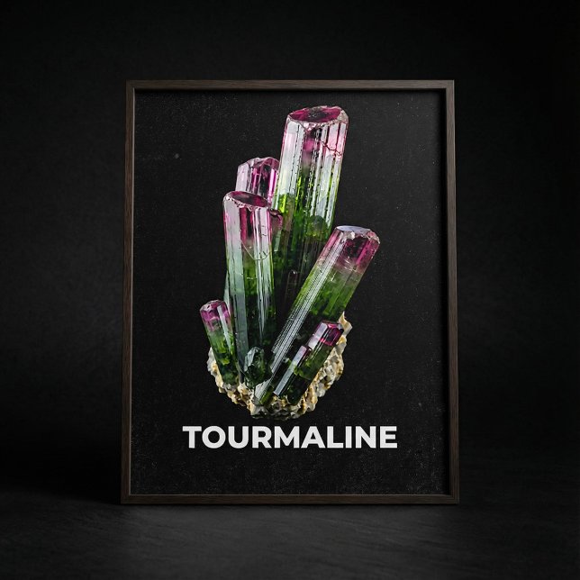 Affiche Vibrant Tourmaline Crystal (Créateur téléchargé)
