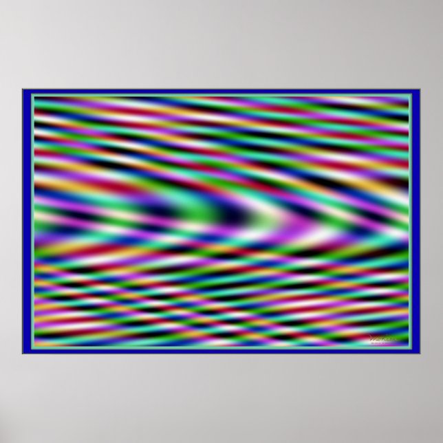 Affiche Vibrations colorées (Devant)