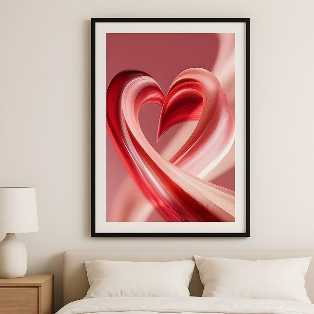 Affiche Vibrations de Cerise Cœur Tourbillon – Amour Moder (Créateur téléchargé)