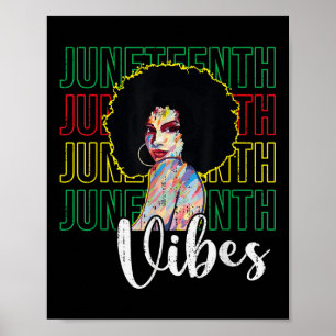 Affiche Vibrations de la liberté Juneteenth - 19 juin 1865