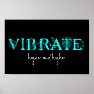 Affiche Vibrer plus haut et plus haut Lotus dragonfly lune