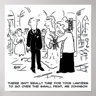 Affiche Vicar, Mariage du service religieux, dit non aux a