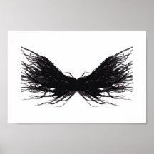 Vices et Vertus Art à l'encre alcoolique noire abs