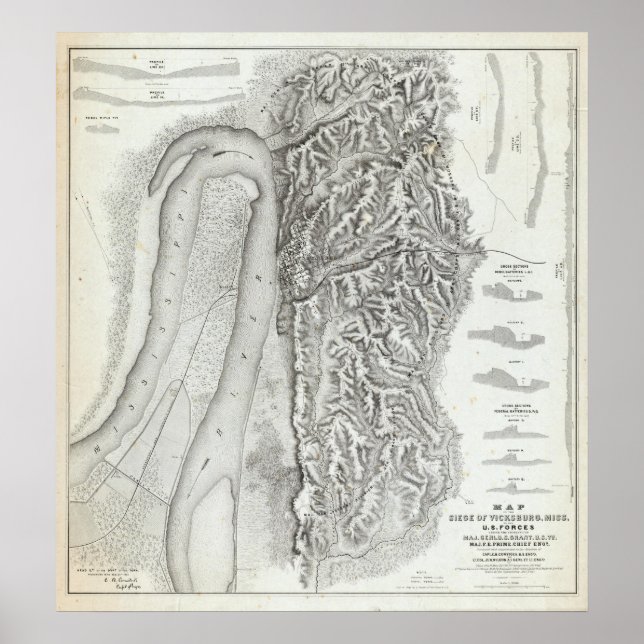 Affiche Vicksburg, Missouri (Devant)