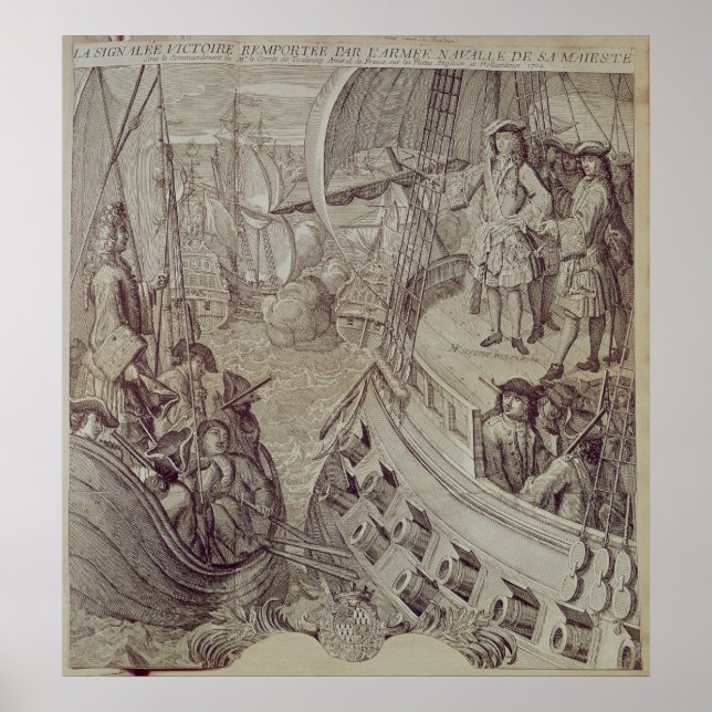 Affiche Victoire de la Marine de Louis XIV (Devant)