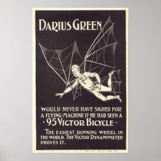 Affiche Victor Bicycle Darius Green