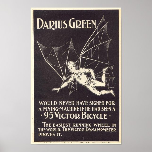 Affiche Victor Bicycle Darius Green (Devant)