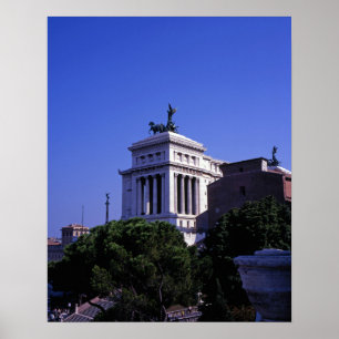 Affiche Victor Emmanuel 2ème Monument Rome
