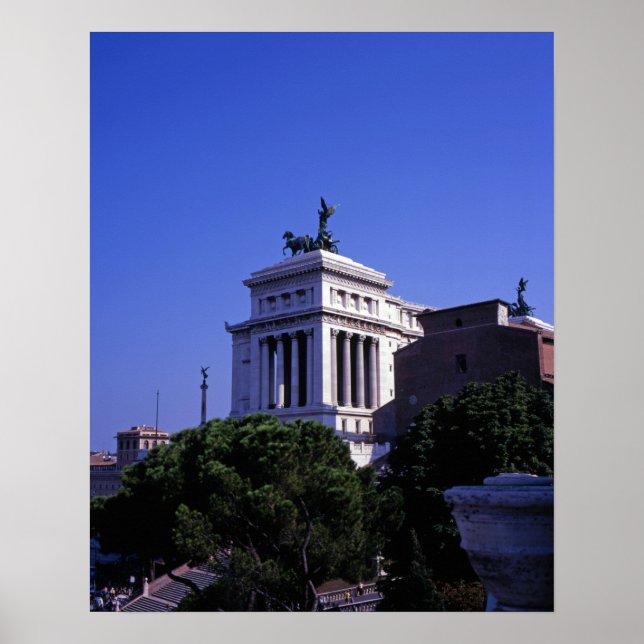 Affiche Victor Emmanuel 2ème Monument Rome (Devant)