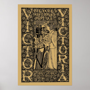 Affiche Victor, Victoria Publicité pour bicyclettes