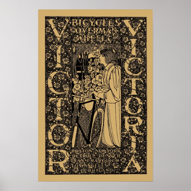 Affiche Victor, Victoria Publicité pour bicyclettes (Devant)