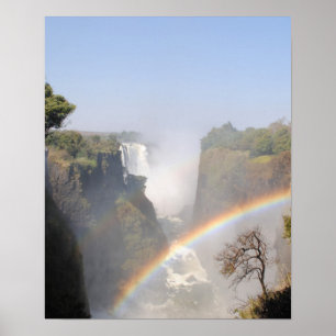 Affiche Victoria Falls Rainbow
