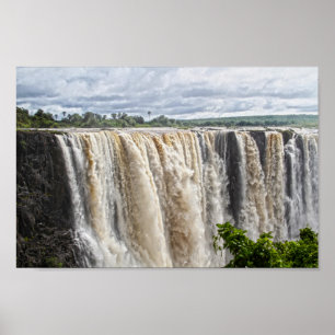 Affiche Victoria Falls, saison des pluies