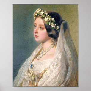 Affiche Victoria La Mariée Par Franz Xaver Winterhalter