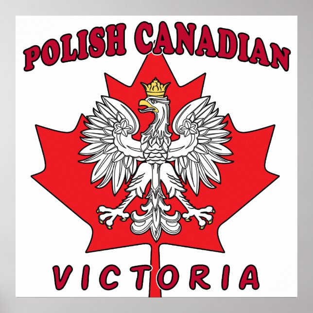 Affiche Victoria Polonaise Feuille canadienne (Devant)