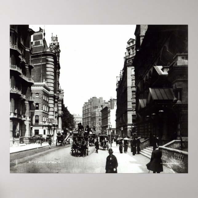 Affiche Victoria Street, Londres, c.1890 (Devant)