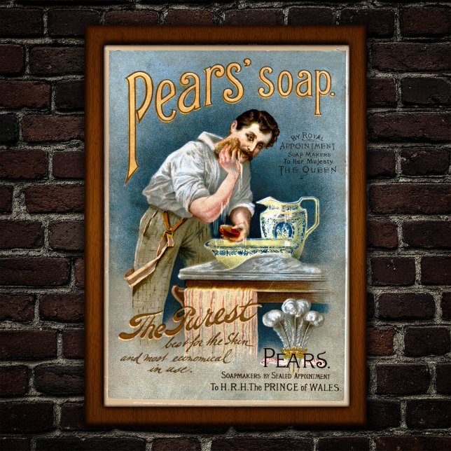 Affiche Victorian Vintage Soap Advertising (Créateur téléchargé)