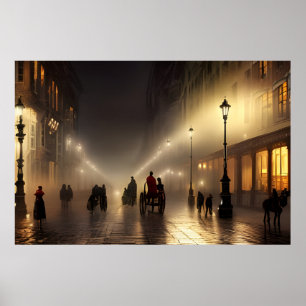 Affiche Victoriana Elegance 1888 Londres.