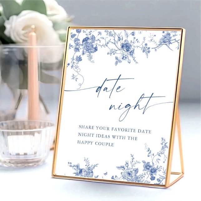 Affiche Victorien Dusty Bleu Jardin Français Date Idée de  (Créateur téléchargé)