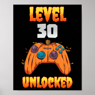 Affiche Vidéo déverrouillée de 30 ans 30e anniversaire niv