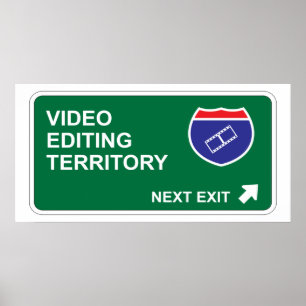 Affiche Vidéo éditant la prochaine sortie