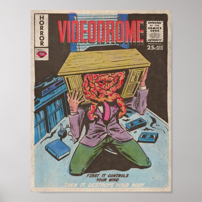Affiche Vidéodrome (Devant)