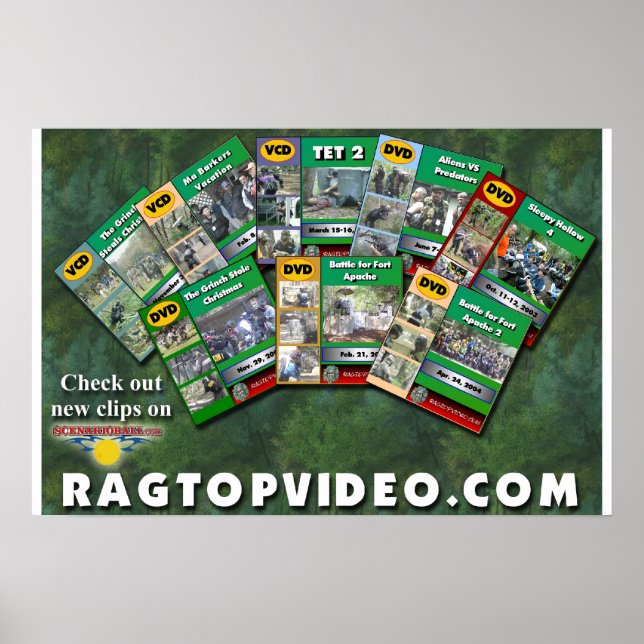 Affiche Vidéos Vidéos de Old River Paintball (Devant)