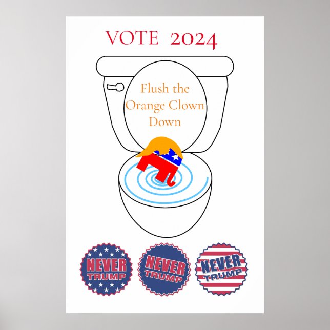 Affiche Vider Le Clown Orange Thunder_Cove (Devant)