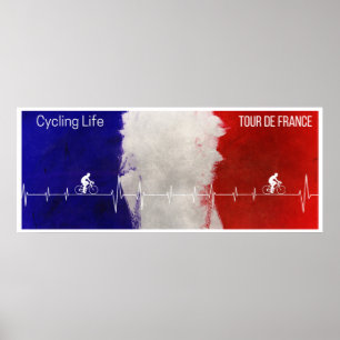 Affiche Vie cycliste, Tour de France