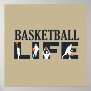Affiche vie de basket-ball