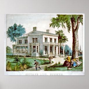 Affiche Vie de cottage, été