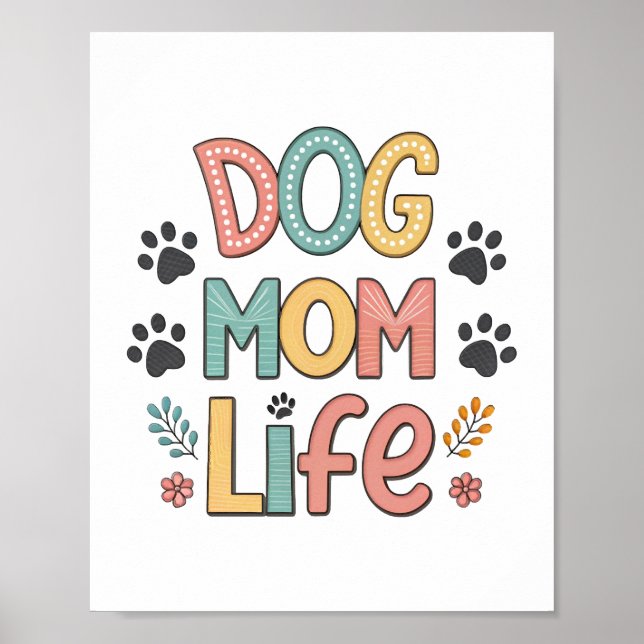 Affiche Vie de maman de chien - Collection parfaitement ad (Devant)