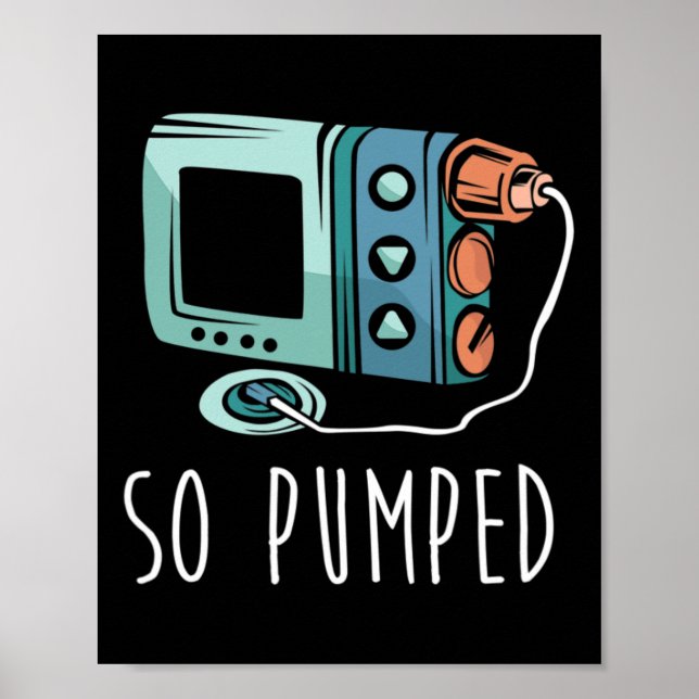 Affiche Vie Diabétique Si Pompé Mois I de sensibilisation  (Devant)