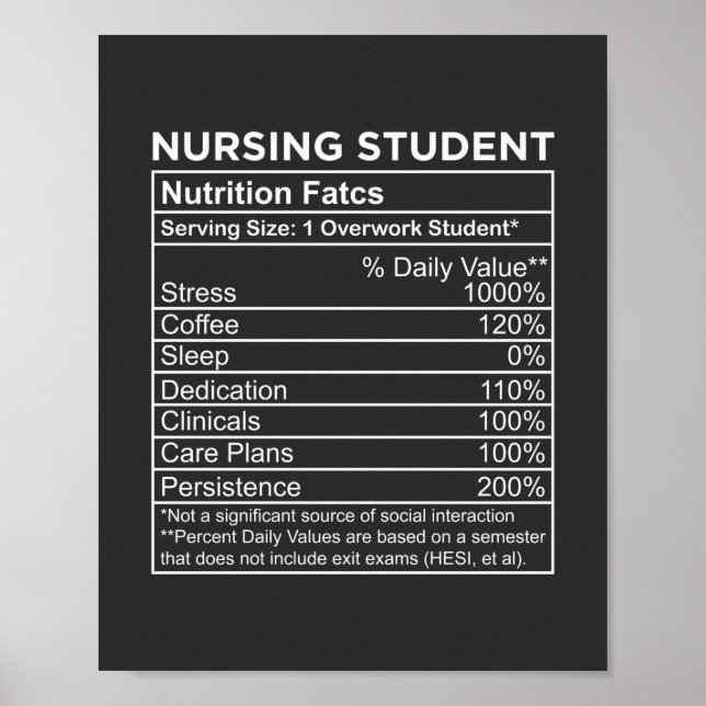 Affiche Vie infirmière | Étudiants en soins infirmiers - D (Devant)