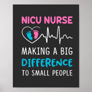 Affiche Vie infirmière Nicu Nurse