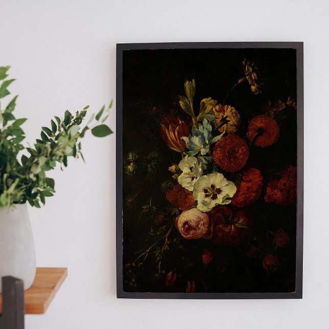 Affiche Vie morte avec fleurs (Créateur téléchargé)