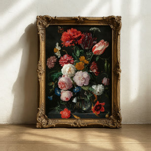 Affiche Vie morte avec fleurs   Jan Davidsz de Heem
