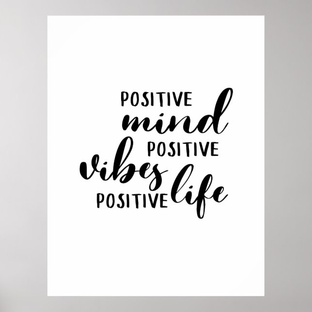 Affiche Vie positive (Devant)