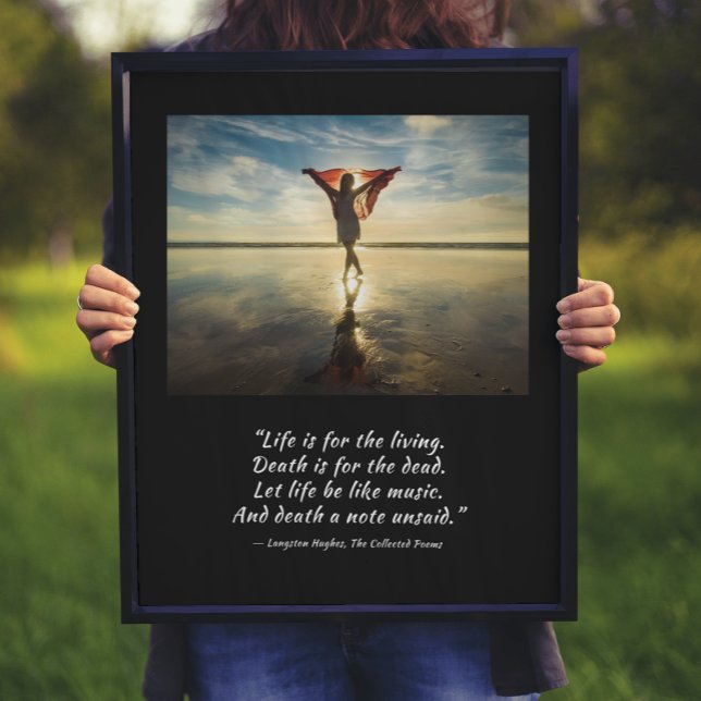 Affiche Vie pour les Hughes de Langston Living (Créateur téléchargé)