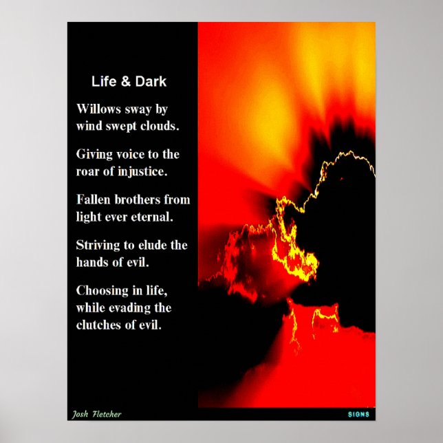 Affiche Vie & Sombre (Devant)
