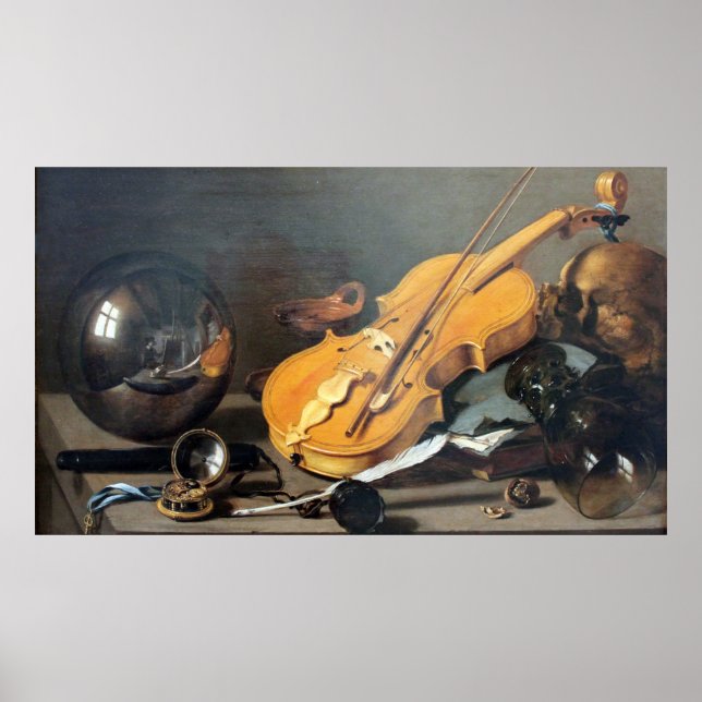 Affiche Vie Toujours Avec Autoportrait (Devant)