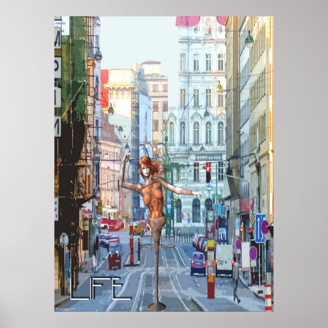 Affiche Vie urbaine funky (Devant)