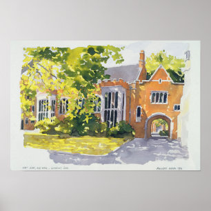 Affiche Vieille auberge 1983 de Hall Lincoln de côté est