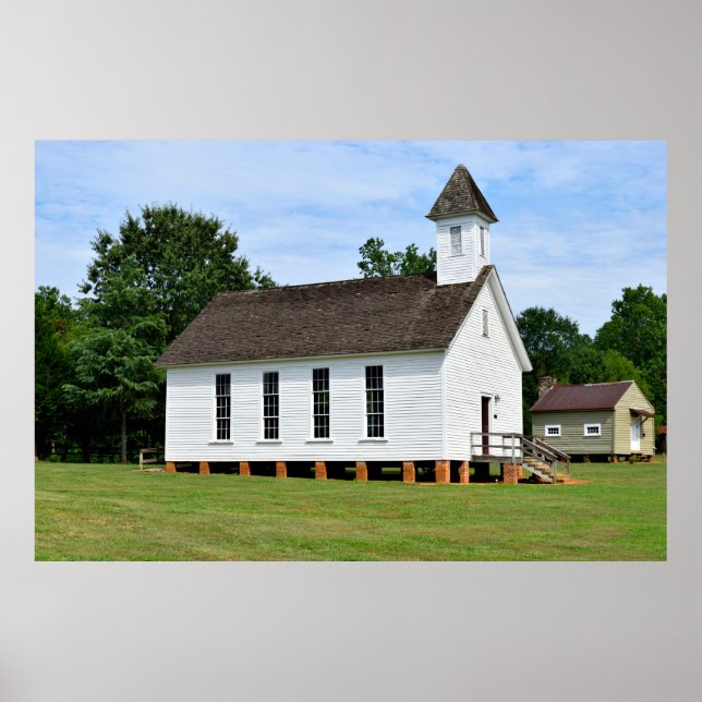 Affiche Vieille église de campagne (Devant)