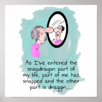 Vieille Femme drôle dans le regard