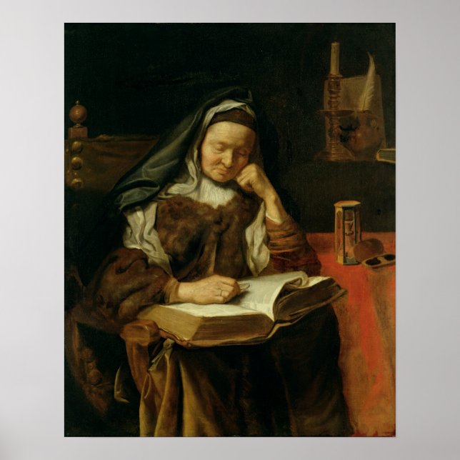 Affiche Vieille Femme qui dort (Devant)