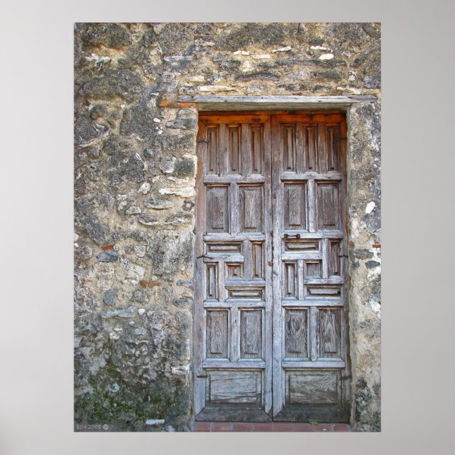 Affiche Vieille porte espagnole (Devant)