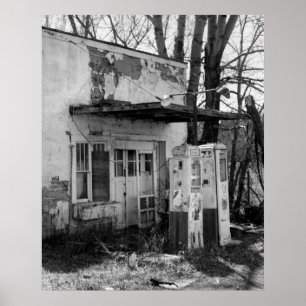 Affiche Vieille station service